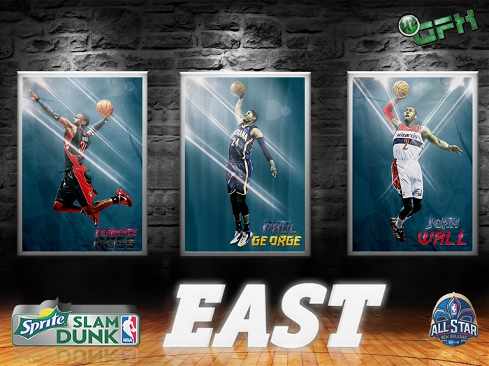 Slam Dunk East-2014 NBA All-Star Game HD Desktop Wallpaper Views:9061 Date:2014/2/17 17:25:24