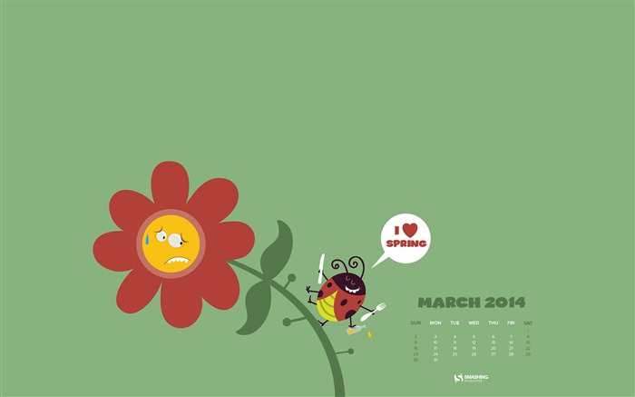 Yummy Spring-March 2014 calendar wallpaper Views:6947 Date:2014/2/28 6:04:00