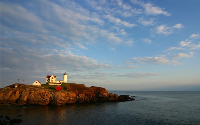 Ilha de farol rocha mar-Foto HD Wallpaper Visualizações:10956