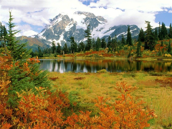 monter shuksan parc washington-Paysage Fond d'écran Vues:8759