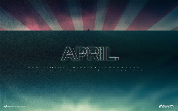 Dark Pastel-April 2014 calendar wallpaper Views:9101 Date:2014/3/31 18:30:51