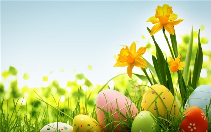 Happy Easter 2014 Holidays Desktop Wallpaper Visualizações:31373