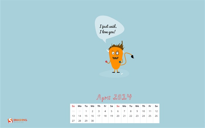 Not To Be A Patient In Love-April 2014 calendar wallpaper Views:7966 Date:2014/3/31 18:36:18