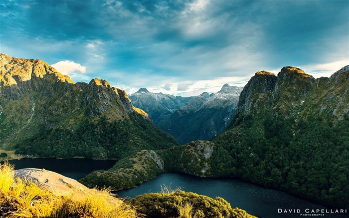 Paisagem bonita paisagem de montanhas HD Wallpaper Visualizações:11519