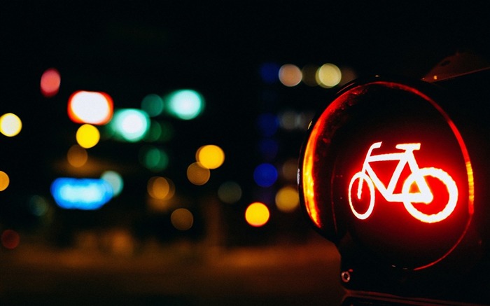 firmar bicicleta roja luz-vida foto fondo de pantalla Vistas:7158