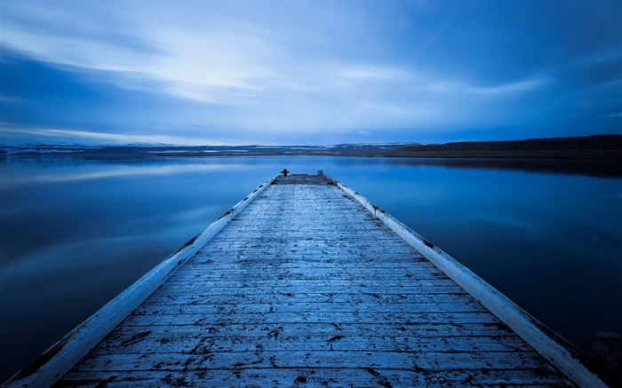 iceland lake-Nature fondo de pantalla Vistas:9456