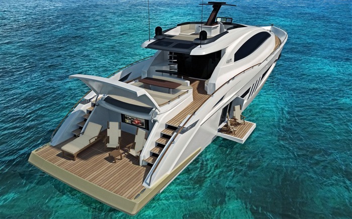 lazzara lsx yacht-Photography Desktop Wallpaper Views:8591 Date:2014/4/15 8:36:13