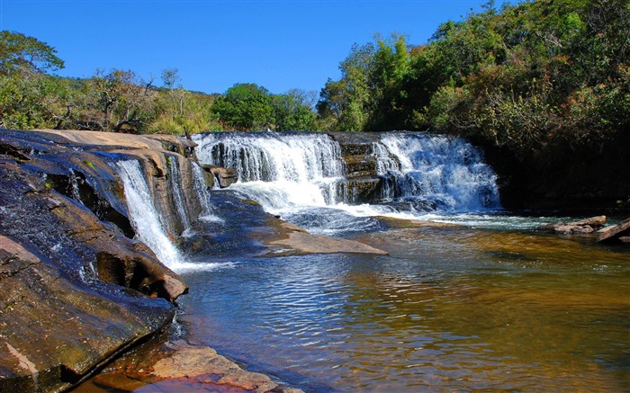 peu Baependi cascade-Paysage HD Fond d'écran Vues:9073