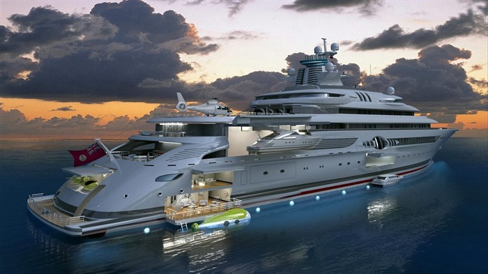 luxury yacht-Photography Desktop Wallpaper Views:13038 Date:2014/4/15 8:37:23