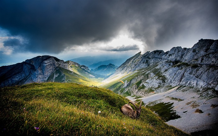 papel de parede de mount pilatus switzerland-scenery Visualizações:10971