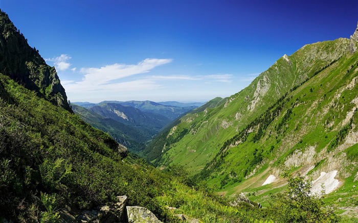 montagnes ciel paysage été-Paysage HD Fond d'écran Vues:11784