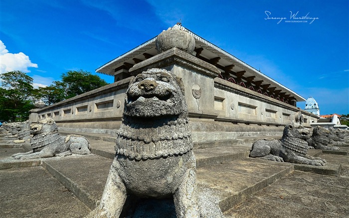 Statue antique-Sri Lanka Win8 Fond d'écran Vues:9476