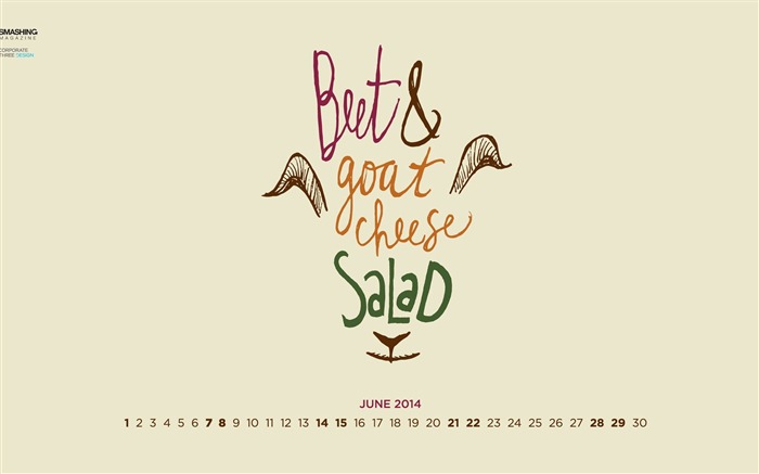 Beets and Goat Cheese-June 2014 calendar wallpaper Views:7605 Date:2014/5/31 9:20:14