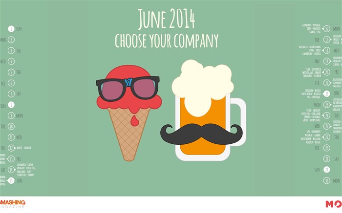 Choose Your Company-June 2014 calendar wallpaper Views:7718 Date:2014/5/31 9:21:57