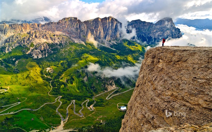 Les montagnes et les canyons-Bing fond d'écran Vues:8953