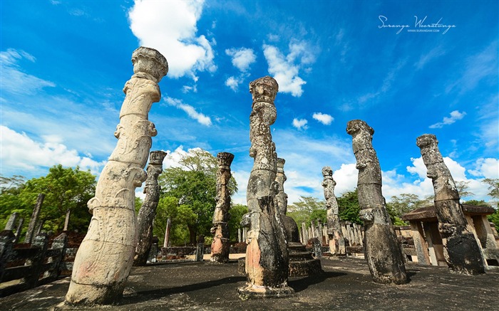 Ruines de bâtiments anciens-Sri Lanka Win8 Fond d'écran Vues:11073