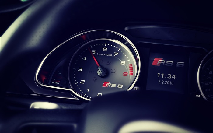 Audi rs5 dashboard-Brand Desktop Wallpapers Visualizações:11999