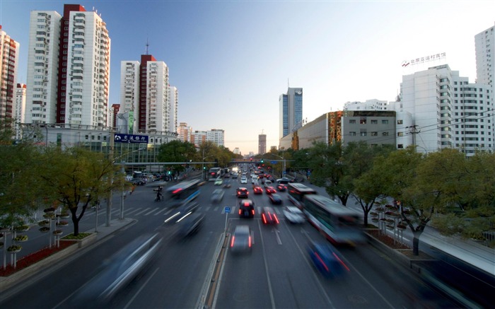 beijing apenas road-Cities paisagem wallpaper Visualizações:11054