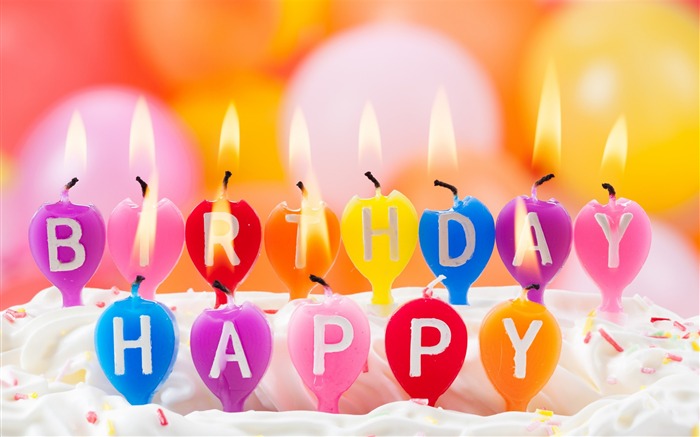 birthday candles cake-High quality desktop wallpaper Views:9191 Date:2014/5/26 9:14:31