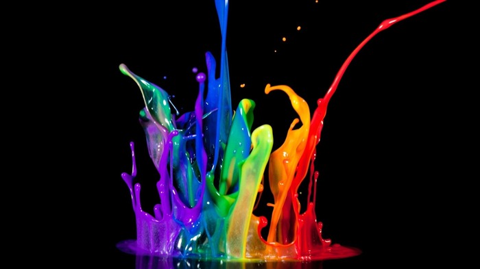 rainbow paint-Design HD Wallpaper Views:23005 Date:2014/5/27 9:36:33