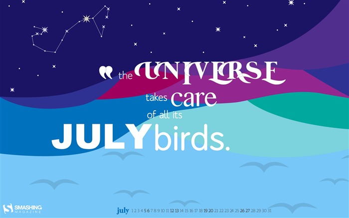 July 2014 calendar desktop themes wallpaper Views:26670