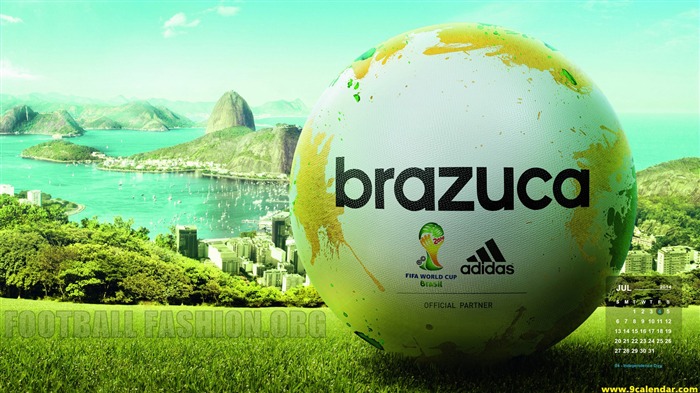 FIFA World Cup-July 2014 calendario hd fondo de pantalla Vistas:5271