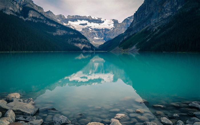 Papéis de parede do lago louise canada-Scenery HD Visualizações:15334