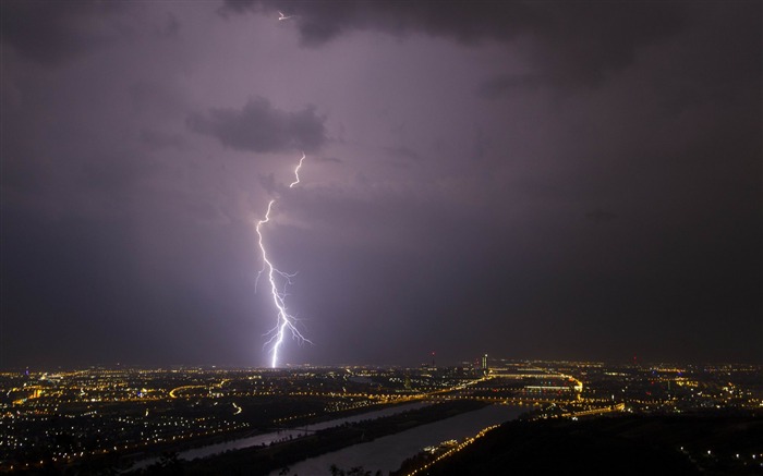 lightning vienna-Photography Fondos de Escritorio Vistas:8375