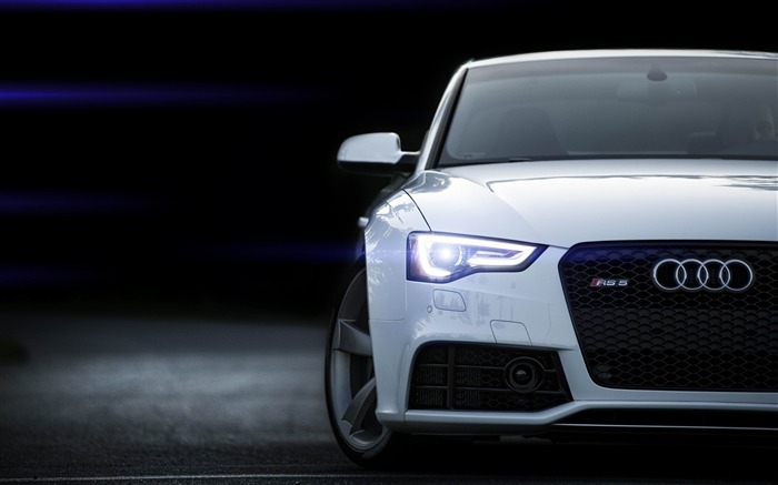 blanc Audi RS5-Cenis-HD Fond d'écran Vues:12701