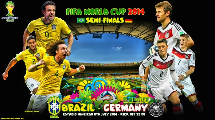 Brazil-World Cup 2014 Final Germany HD Wallpaper Views:7966 Date:2014/7/12 9:17:21