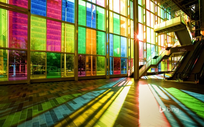 Colorful buildings sunshine-Bing theme wallpaper Views:8838 Date:2014/7/3 9:02:45