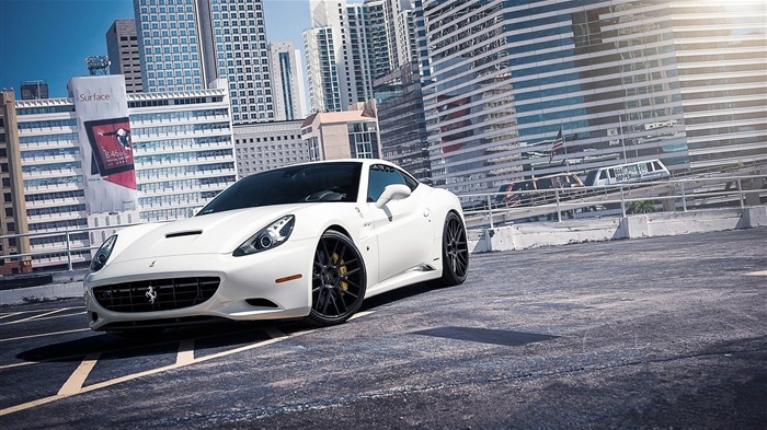 White Ferrari California-cars HD Wallpaper Visualizações:10627