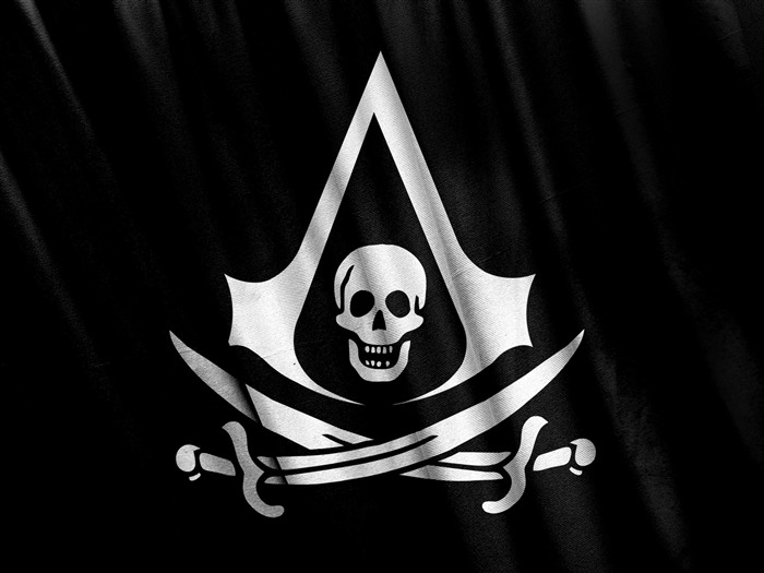 Assassins Creed Black Flag Logo-haute qualité fond d'écran Vues:16267