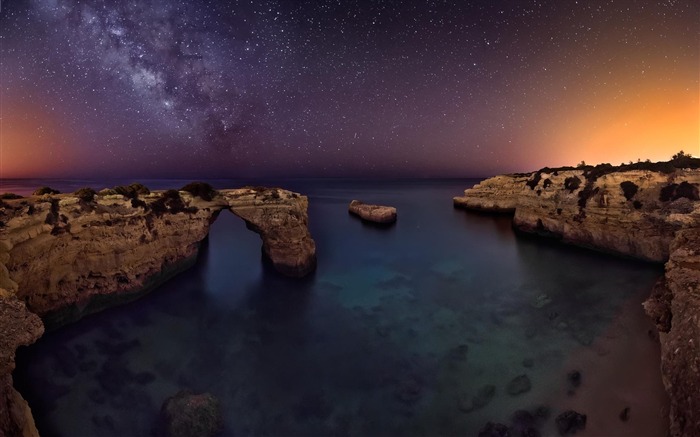 Beautiful night scenery Galaxy HD Wallpaper 06 Views:12064 Date:2014/8/24 3:43:34