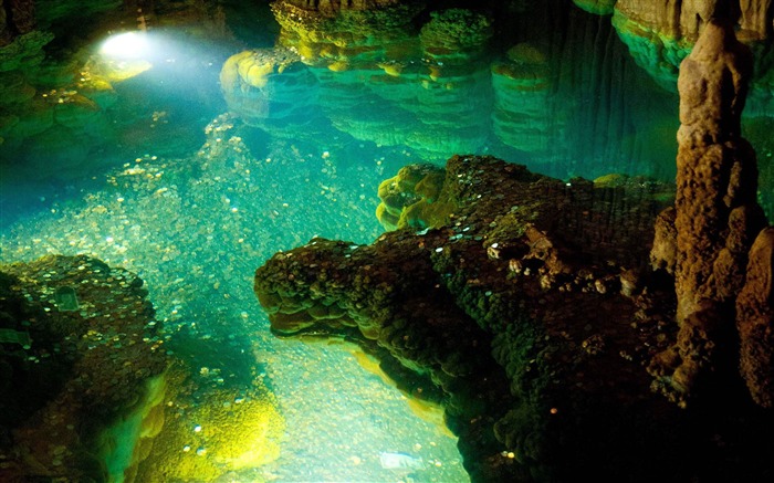 Luray Caverns Lac de rêve-Fond d'écran Nature Vues:11157