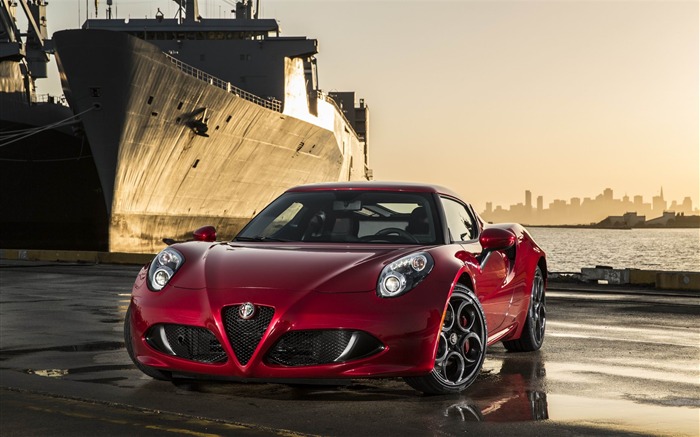 4C Alfa Romeo 2015-Fond d'écran HD voiture Vues:10813