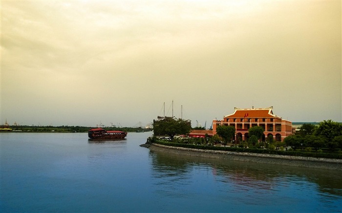 rong nha port-paysage HD Fond d'écran Vues:8913