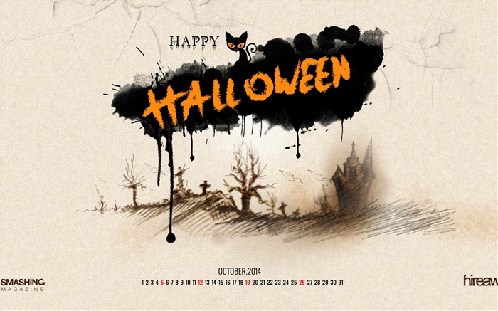 Feliz Halloween Halloween-Octubre 2014 Calendario Vistas:8108