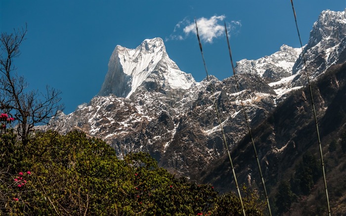 世界屋脊喜马拉雅山高清风景壁纸 浏览:8027