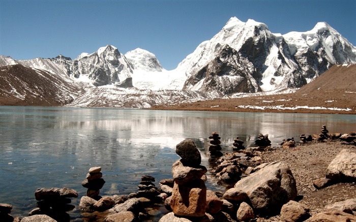 世界屋脊喜马拉雅山高清风景壁纸 浏览:9307