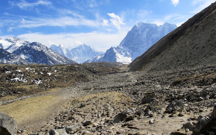 世界屋脊喜马拉雅山高清风景壁纸 浏览:7519