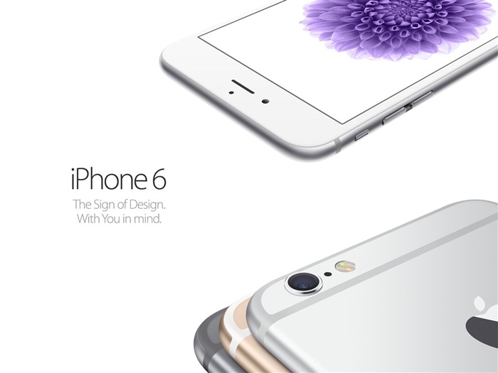 iPhone 6 d'Apple officielle HD Fonds d'écran Vues:8141