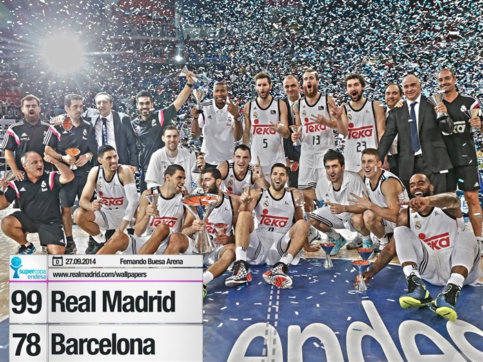 Campeones Supercopa Endesa-足球桌面壁紙 查看次數:7627