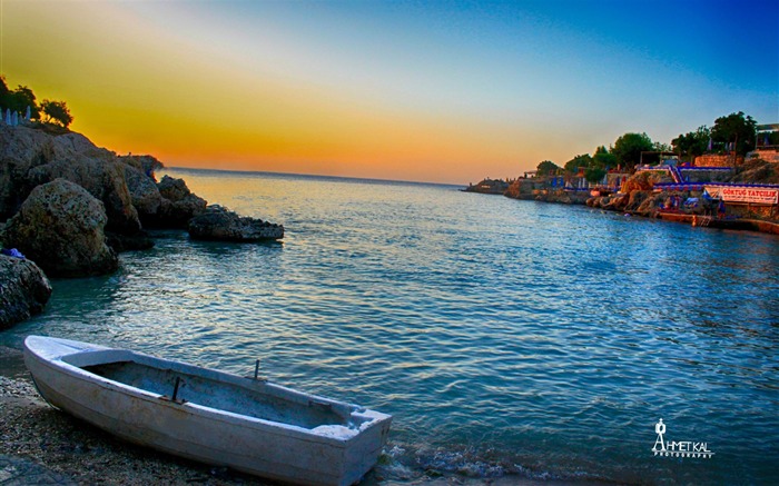 mersin yaprakli koy beach-HD Papéis de parede de mesa Visualizações:10917