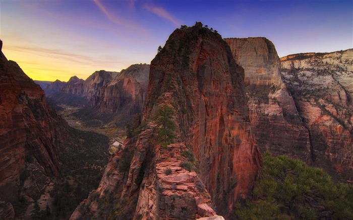 parque nacional zion-Scenery fondo de pantalla HD Vistas:7752