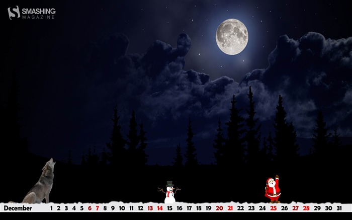 Evening In December-December 2014 Calendar Wallpaper Views:8880 Date:2014/11/30 8:14:03