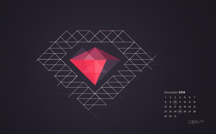 Geometric Snowflake-December 2014 Calendar Wallpaper Views:7992 Date:2014/11/30 8:15:36