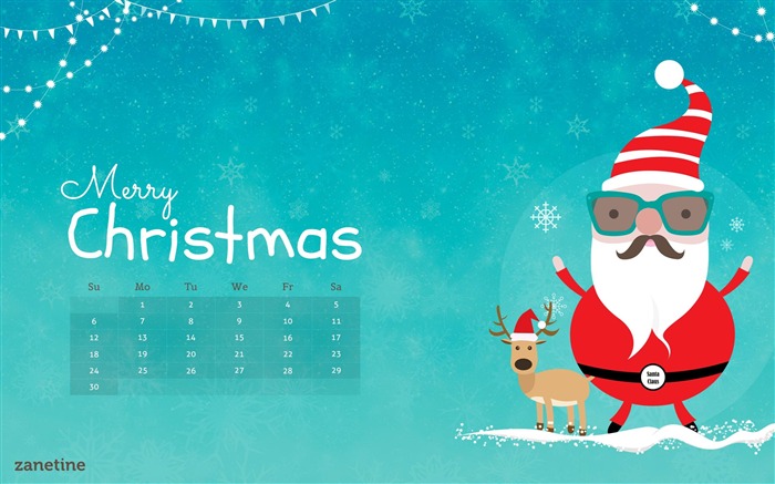 Merry Christmas-December 2014 Calendar Wallpaper Views:9168 Date:2014/11/30 8:04:36