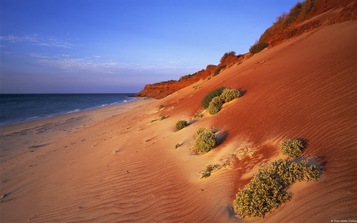 Dunas rojas de Western Australia-Windows 10 fondo de pantalla HD Vistas:10980