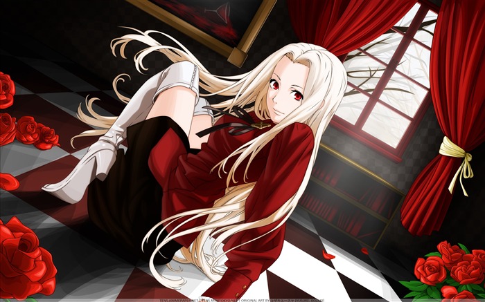 Anime Girl With Blonde-Cartoon design wallpaper Views:11953 Date:2014/12/27 0:16:35